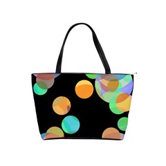 Orange circles Shoulder Handbags