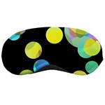 Yellow circles Sleeping Masks Front