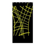 Yellow abstraction Shower Curtain 36  x 72  (Stall)  Curtain(36 X72 ) - 33.26 x66.24  Curtain(36 X72 )