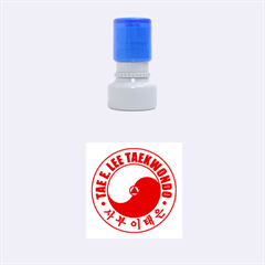 Taeeleestamp-red-small Small Rubber Stamp (round)