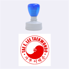 Taeeleestamp-red-medium Medium Rubber Stamp (round)