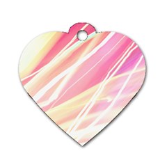 Light Fun Dog Tag Heart (one Side) by tsartswashington