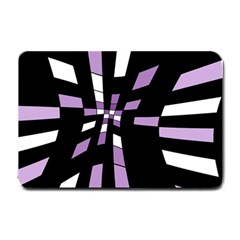 Purple Abstraction Small Doormat 