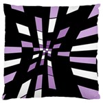 Purple abstraction Large Flano Cushion Case (Two Sides) Front