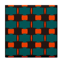 3 Colors Shapes Pattern                                                                                  			tile Coaster by LalyLauraFLM