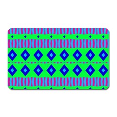 Rhombus And Stripes                                                                                   			magnet (rectangular) by LalyLauraFLM