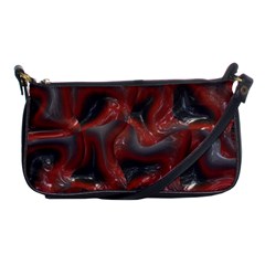Red Grey 3d Design                                                                                    			shoulder Clutch Bag by LalyLauraFLM