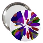 Colorful abstract flower 3  Handbag Mirrors Front