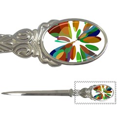 Colorful Abstract Flower Letter Openers