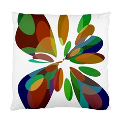 Colorful Abstract Flower Standard Cushion Case (one Side) by Valentinaart