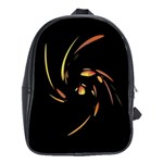 Orange twist School Bags(Large)  Front