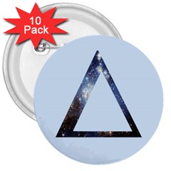 Delta  3  Buttons (10 Pack) 