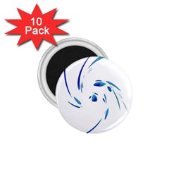 Blue twist 1.75  Magnets (10 pack) 