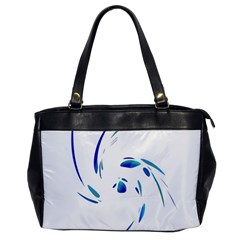 Blue twist Office Handbags