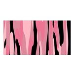 Black and pink Camo abstract Satin Shawl