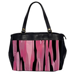 Black And Pink Camo Abstract Office Handbags by TRENDYcouture