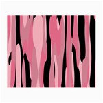 Black and pink camo abstract Small Glasses Cloth