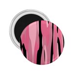 Black and pink camo abstract 2.25  Magnets