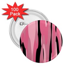 Black And Pink Camo Abstract 2 25  Buttons (100 Pack)  by TRENDYcouture