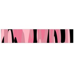 Black And Pink Camo Abstract Flano Scarf (large)  by TRENDYcouture