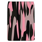 Pink and Black Camouflage abstract Flap Covers (L) 