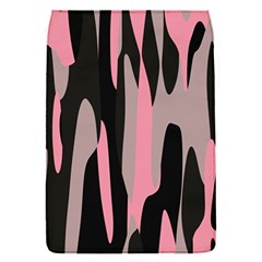 Pink And Black Camouflage Abstract Flap Covers (s)  by TRENDYcouture