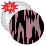 pink and black camouflage abstract 2 3  Buttons (10 pack) 