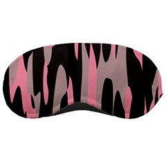 Pink And Black Camouflage Abstract 2 Sleeping Masks by TRENDYcouture