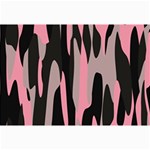 Pink and Black Camouflage 2 Collage Prints