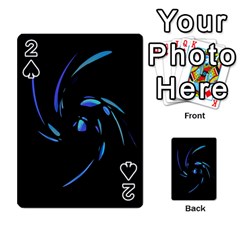 Blue Twist Playing Cards 54 Designs  by Valentinaart