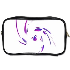 Purple Twist Toiletries Bags 2-side by Valentinaart