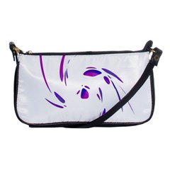 Purple Twist Shoulder Clutch Bags by Valentinaart