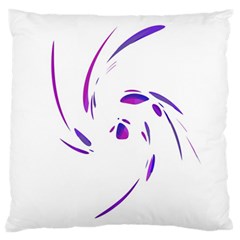 Purple Twist Standard Flano Cushion Case (one Side) by Valentinaart