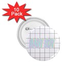 Baby B Transparent  1.75  Buttons (10 pack)