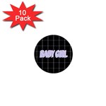 Baby Girl 1  Mini Buttons (10 pack)  Front