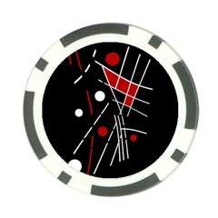 Artistic Abstraction Poker Chip Card Guards (10 Pack)  by Valentinaart