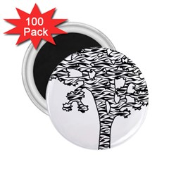 Jt Zebra Stipes 11 X 17 2 25  Magnets (100 Pack) 