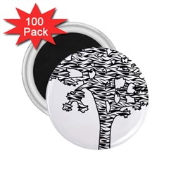 Joshua Tree Zebra Stripes 2 25  Magnets (100 Pack) 