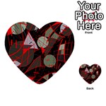 Artistic abstraction Multi-purpose Cards (Heart)  Front 7