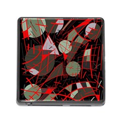 Artistic Abstraction Memory Card Reader (square) by Valentinaart