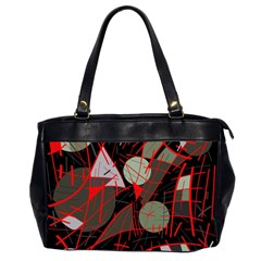 Artistic Abstraction Office Handbags (2 Sides)  by Valentinaart