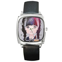 Tapioca Now 2 Square Metal Watch by kaoruhasegawa