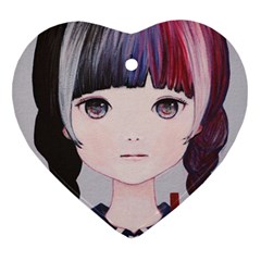 Tapioca Now 2 Heart Ornament (2 Sides) by kaoruhasegawa