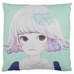 Spring Mint! Standard Flano Cushion Case (one Side) by kaoruhasegawa