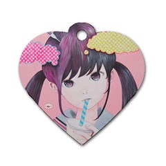 Sweet Boredom Dog Tag Heart (one Side) by kaoruhasegawa