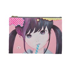 Sweet Boredom Cosmetic Bag (large)  by kaoruhasegawa