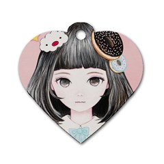 Maybe March<3 Dog Tag Heart (two Sides) by kaoruhasegawa