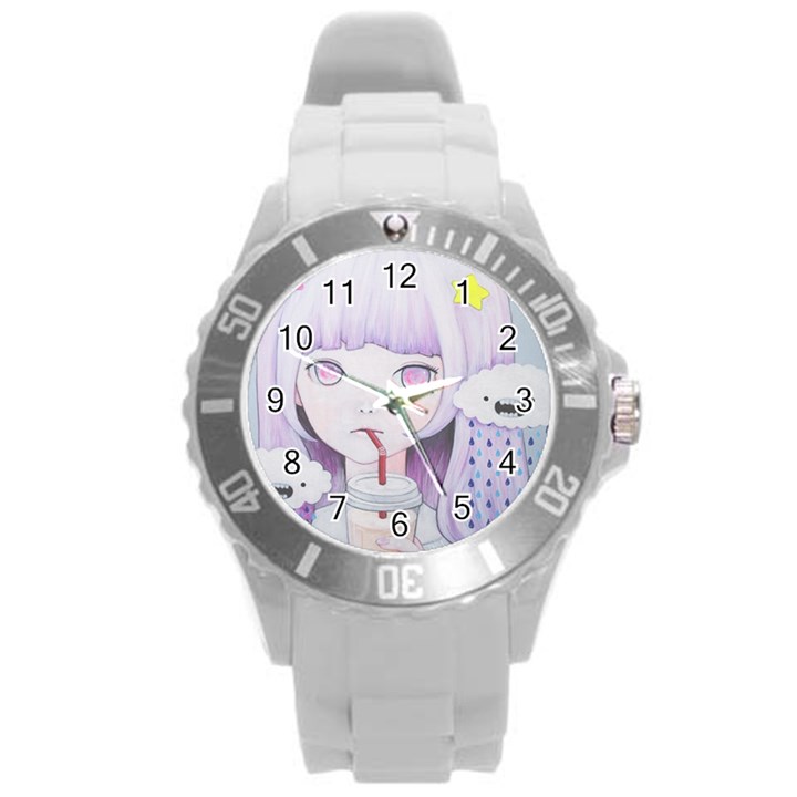 My Little Cloud 2 Round Plastic Sport Watch (L)