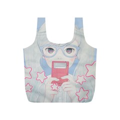 Gamegirl Girl Play With Star Full Print Recycle Bags (s)  by kaoruhasegawa