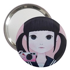 Smile Camare 3  Handbag Mirrors by kaoruhasegawa